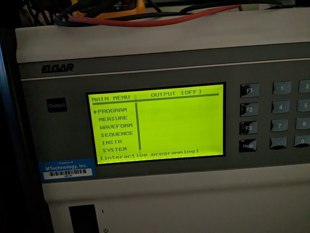 Ametek Elgar SW10500A-1-3-2 Power Source, 10500 VA Ametek Elgar SW10500A-1-3-2 Power Source, 10500 VA